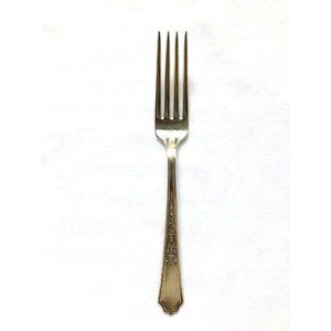 1847 ROGERS BROS INTL SILVERPLATE 7.5" DINNER FORK 1924 ANCESTRAL PATTERN  RARE